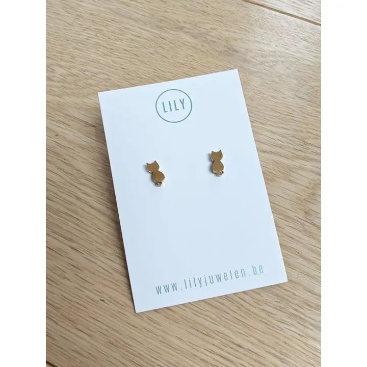 Oorbellen Purr-fect goud