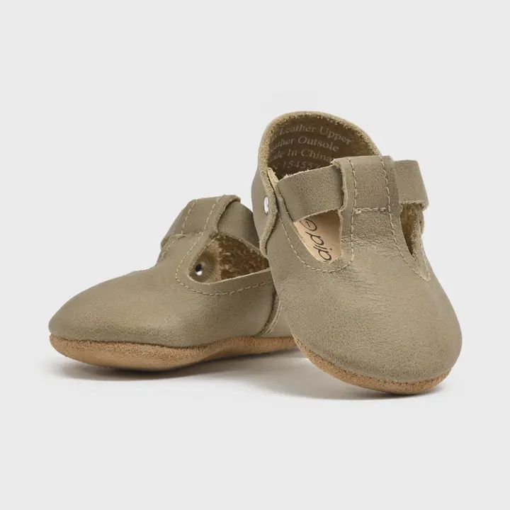 Schoenen met zachte zool, olijf