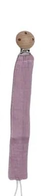 Fopspeenhouder, biologisch katoen, roze
