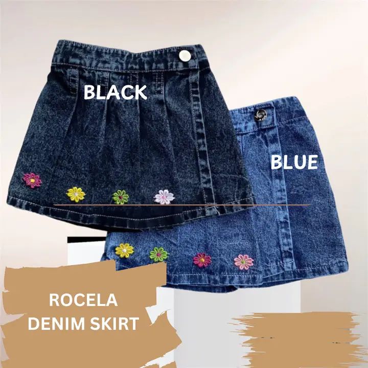 Jeansrok, blauw