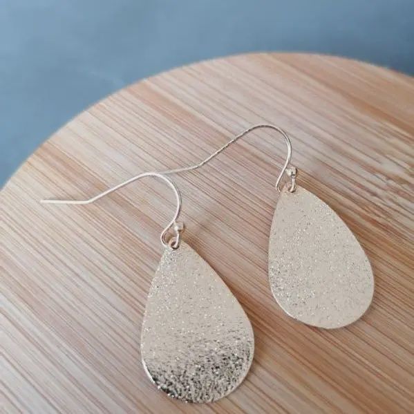 Oorbellen drop, goud