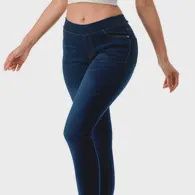 Jeans vrijetijdsbroek skinny, donkerblauw