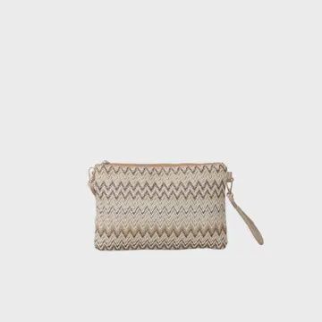 Schoudertas Raffias, Colour: Beige