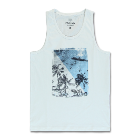 Singlet heren palmbomen