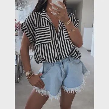 katoenen mousseline blouse