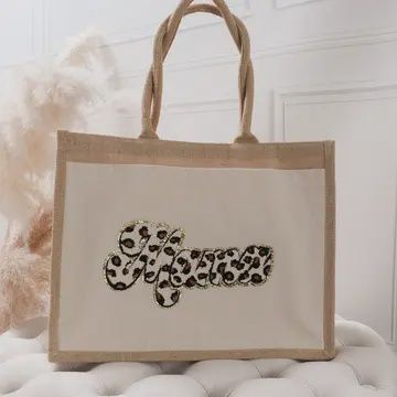 Jute tas &quot;Mama&quot; Leo