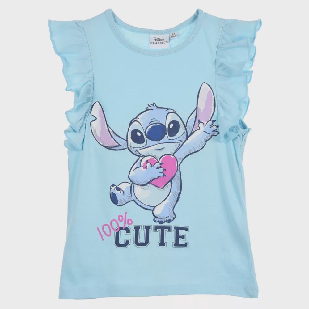 Mouwloos t-shirt Stitch / blauw