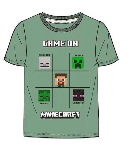 T-shirt Minecraft / groen