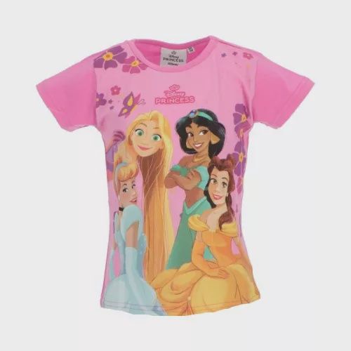 T-shirt Disney Princess roze