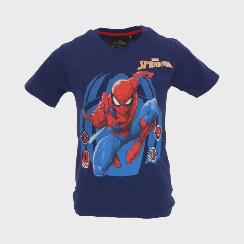 T-shirt Spiderman Blauw