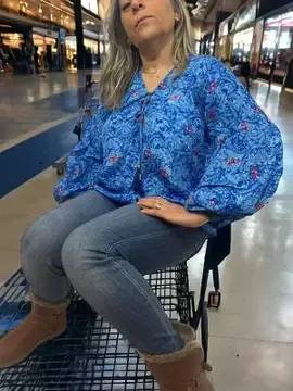 Zijden blouse