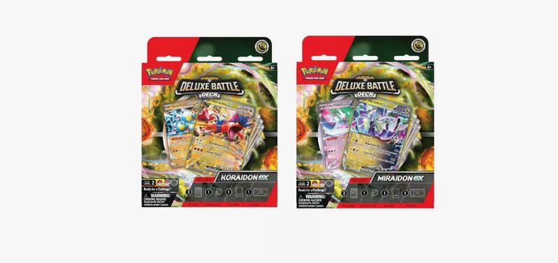 POKEMON TCG: DELUXE BATTLE DECKS: MIRAIDON EX AND KORAIDON EX