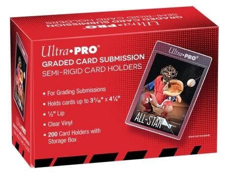Ultra Pro 1/2&quot; Lip Semi-Rigid Tall Card Holders (200ct)
