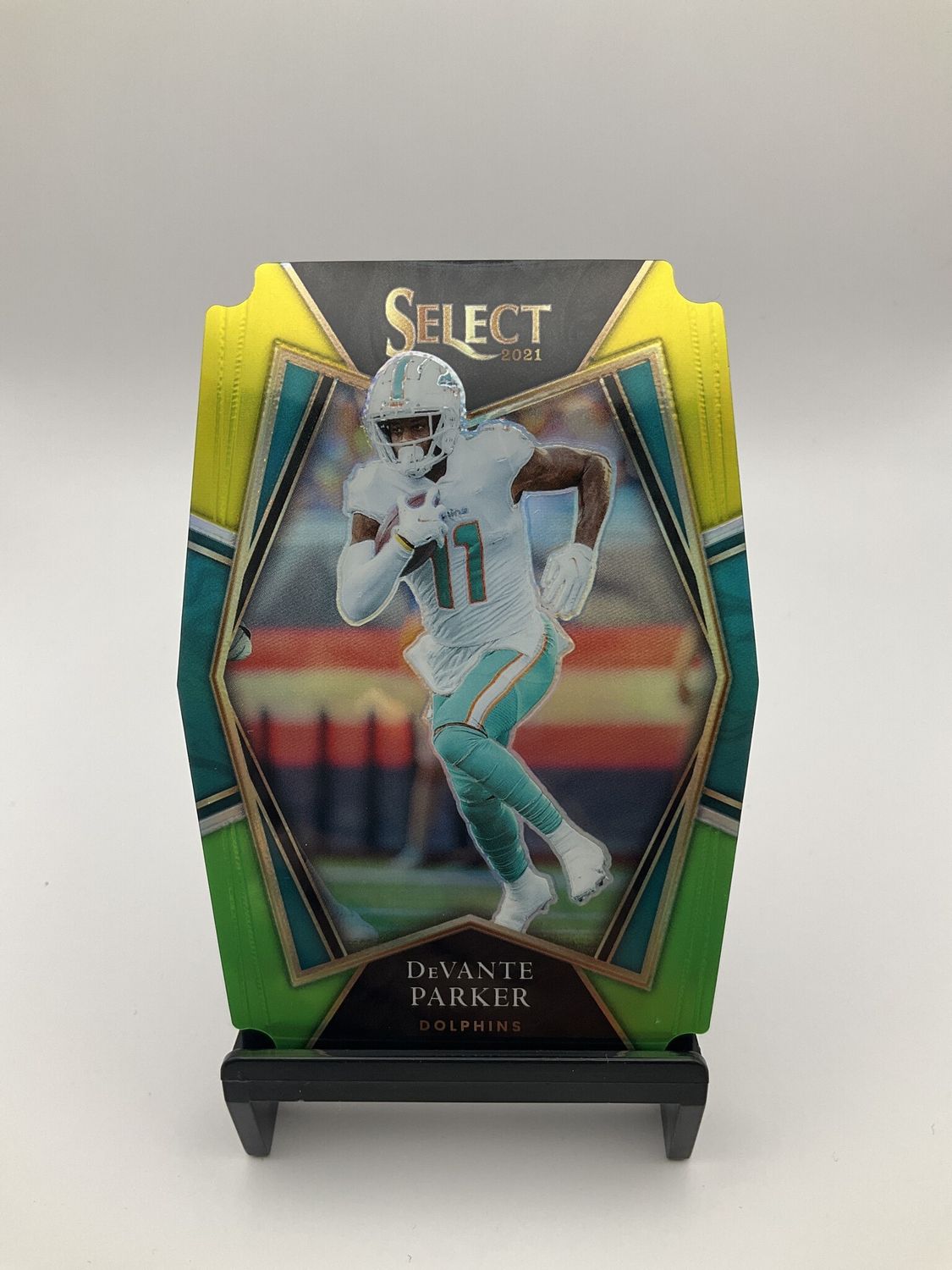 2023 SELECT DEVANTE PARKER YELLOW/GREEN DIE-CUT