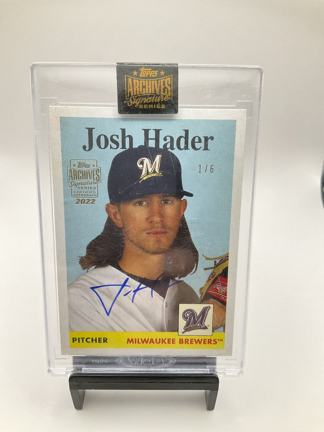 2022 TOPPS ARCHIVES JOSH HADER AUTO 1/6