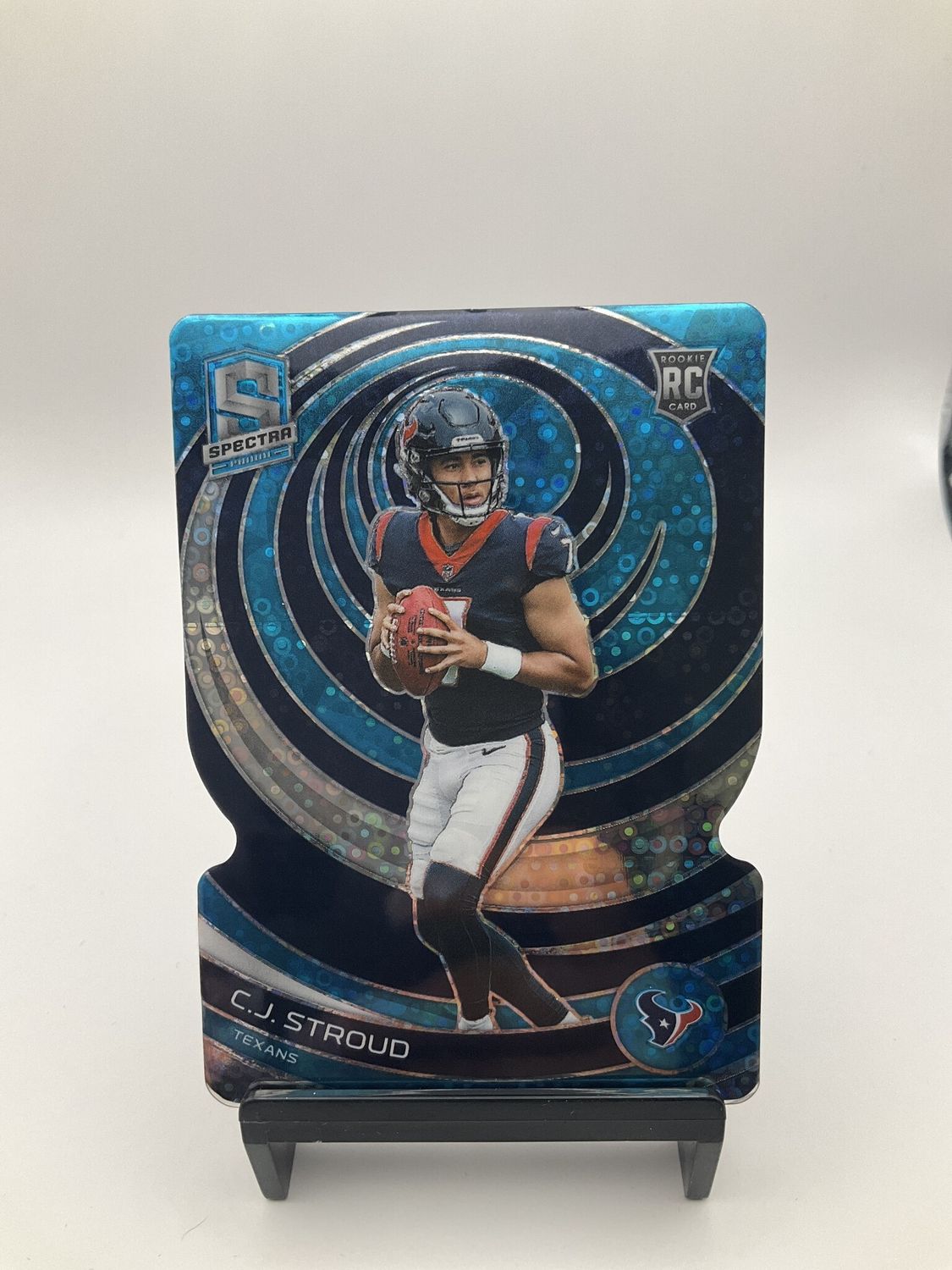 CJ Stroud 2023 Panini Spectra - Neon Blue Prizm Die-Cut /50 (RC)