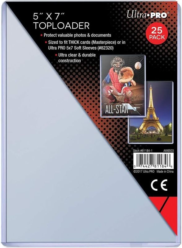 ULTRA PRO 5X7 TOPLOADER