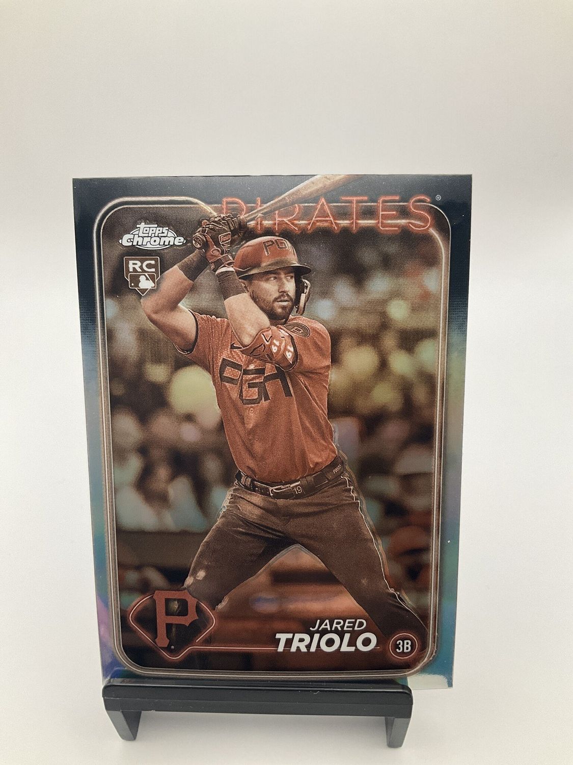 2024 Topps Chrome - Negative Refractor #79 Jared Triolo (RC)