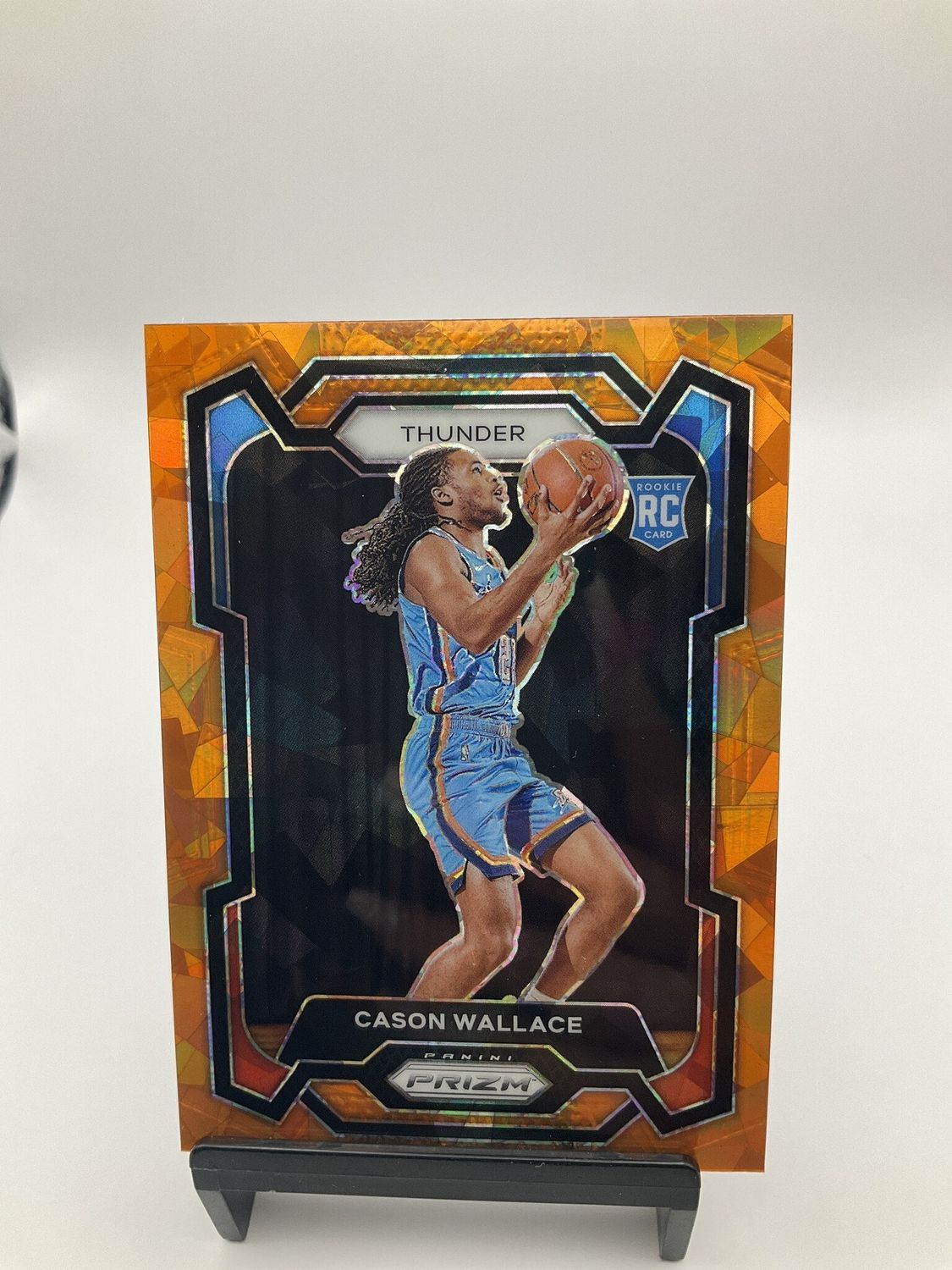 2023-24 Panini Prizm - Orange Ice Prizm #139 Cason Wallace (RC)