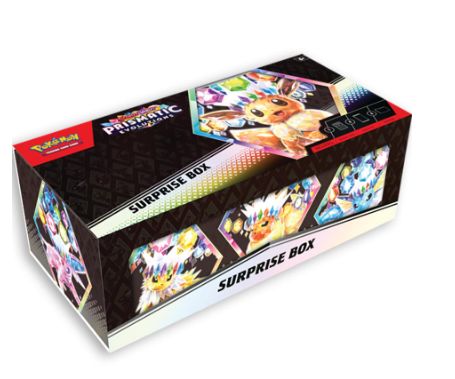 PRE-ORDER: POKEMON PRISMATIC EVOLUTIONS SURPRISE BOX