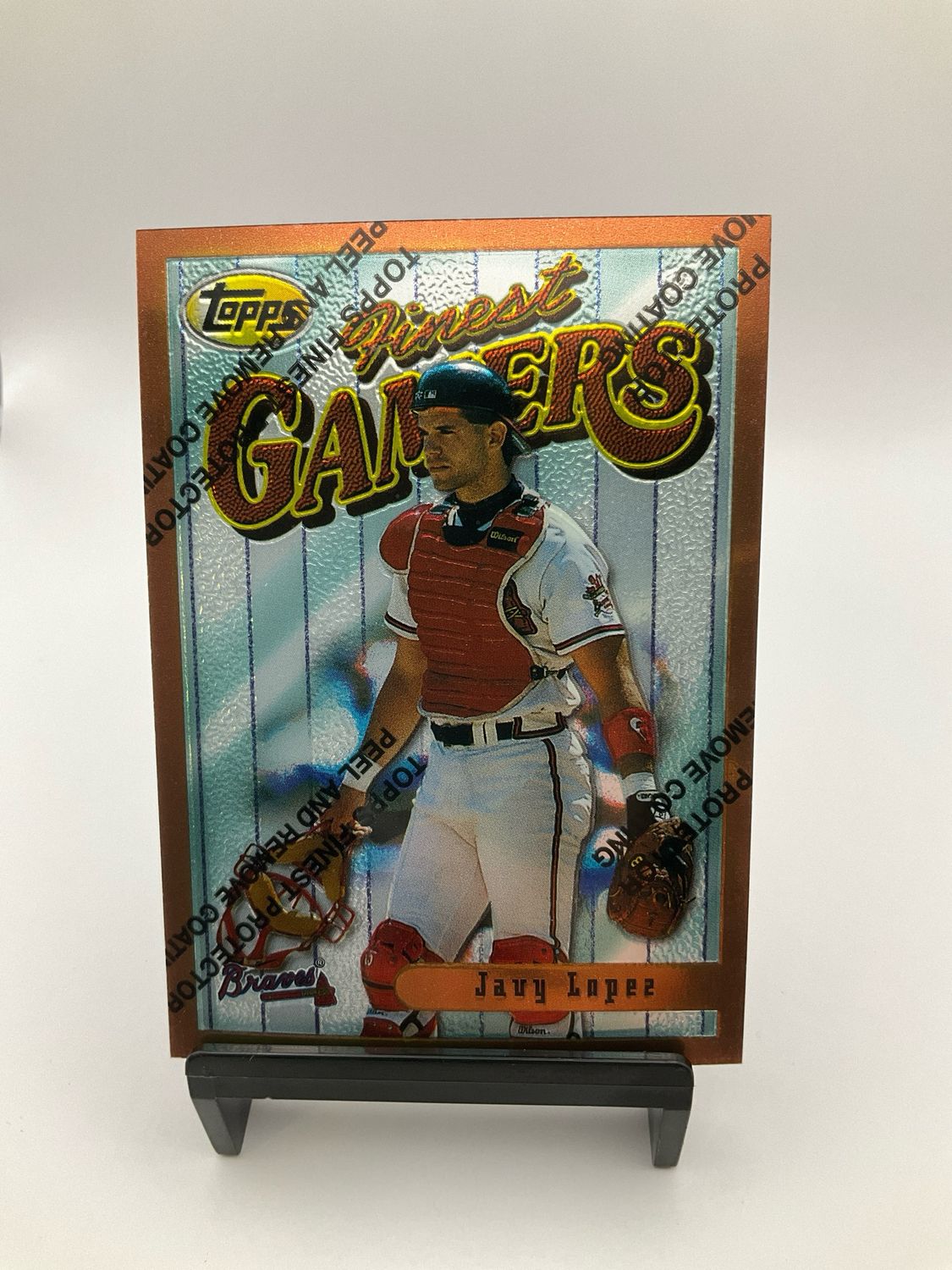1996 (BRAVES) Finest Refractors #B158 Javy Lopez B