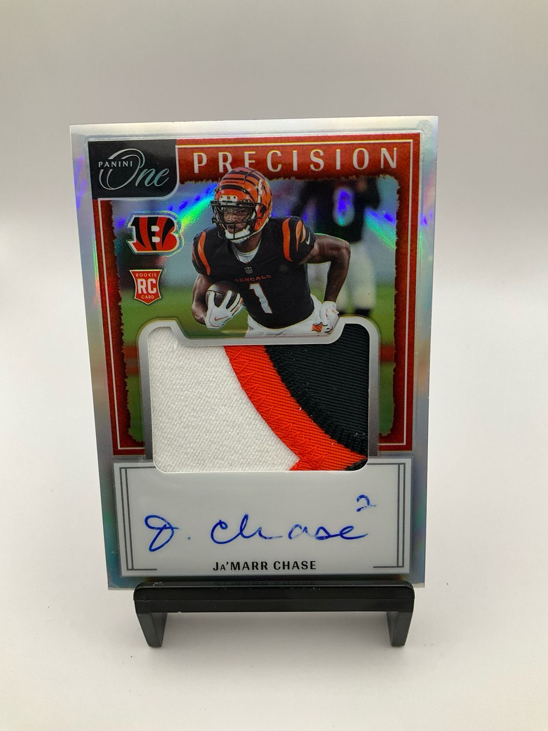 2021 PANINI ONE JAMARR CHASE PATCH AUTO /30