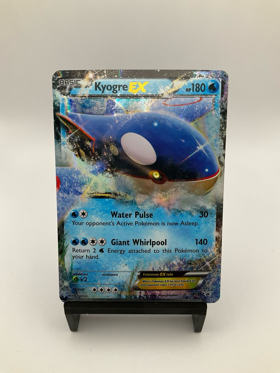 2015 Pokemon Kyogre EX XY41 Black Star Promo Ultra Rare