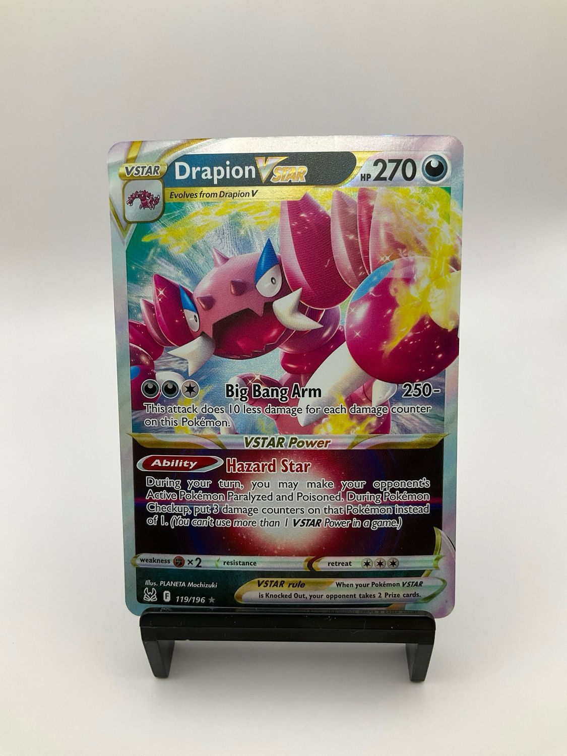 2022 Pokemon Drapion VSTAR 119/196 - SWSH: Lost Origin Ultra Rare
