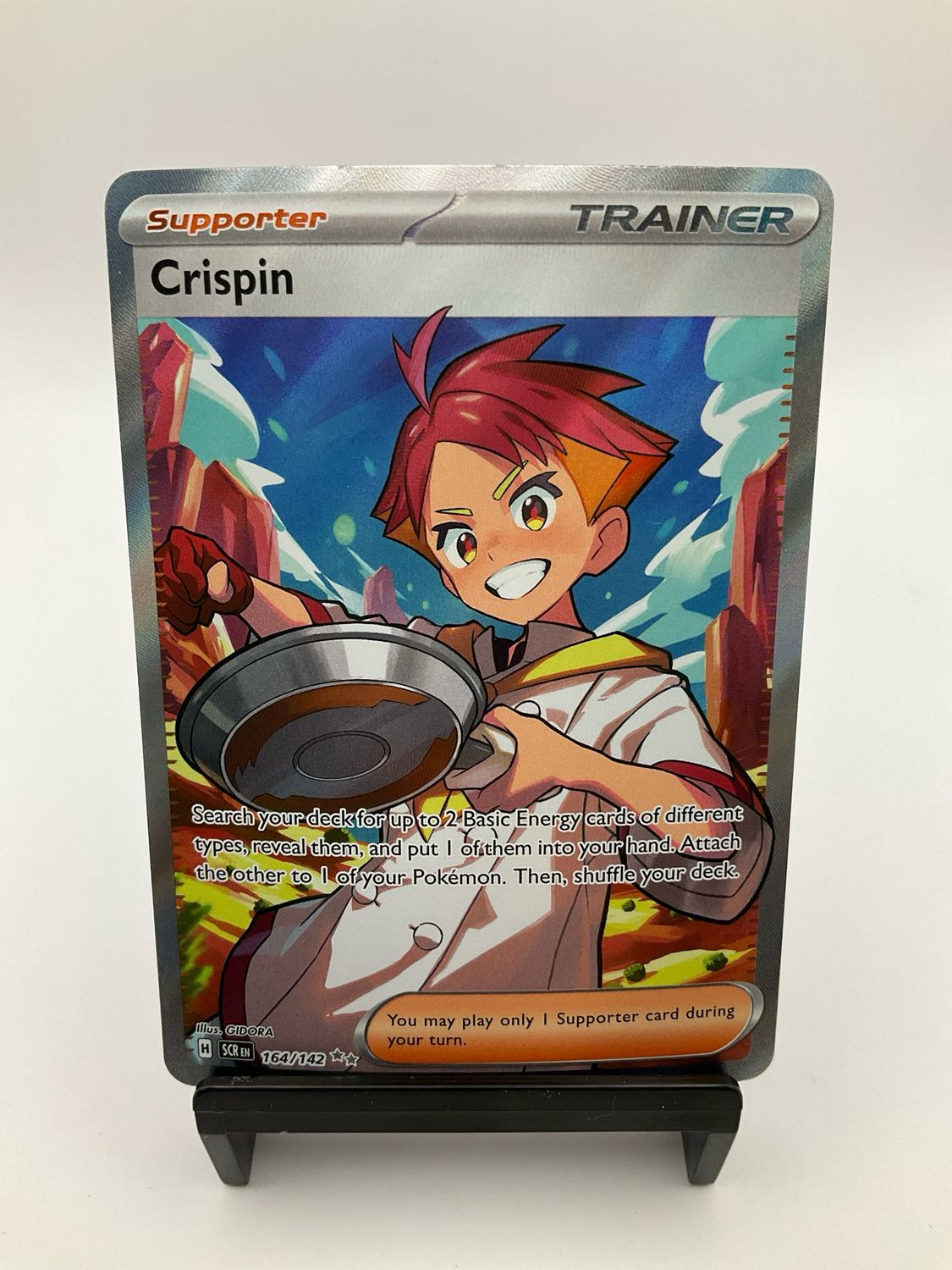 2024 Pokemon TCG Crispin 164/142 Sv07: Stellar Crown Holo