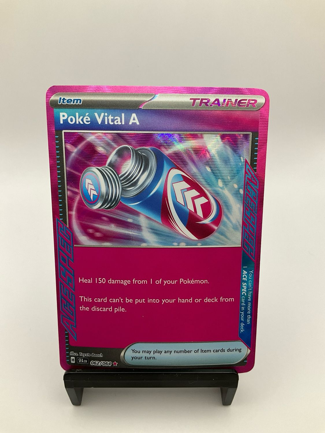 2024 Pokemon Poke Vital A ACE SPEC Rare - 062/064 - Shrouded Fable