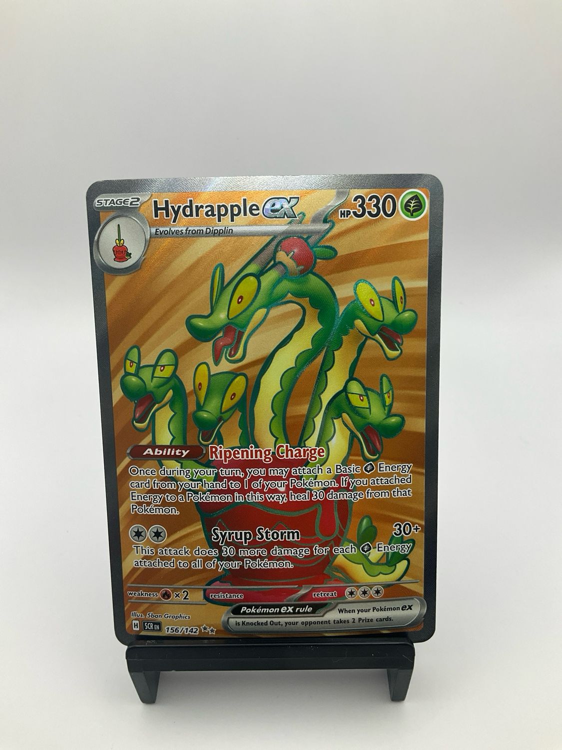 2024 Pokmon Hydrapple EX 156/142 Secret Rare Holo