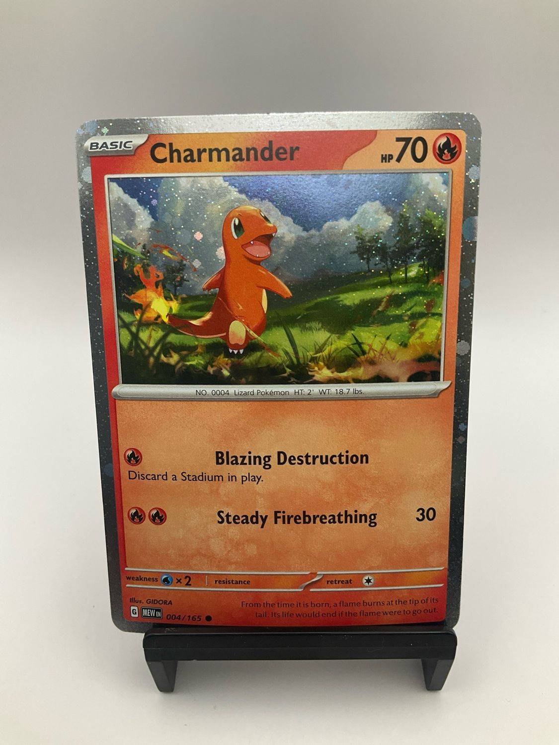 2023 Pokemon Charmander - 004/165 - Cosmos Holo Promo - Scarlet &amp; Violet 151