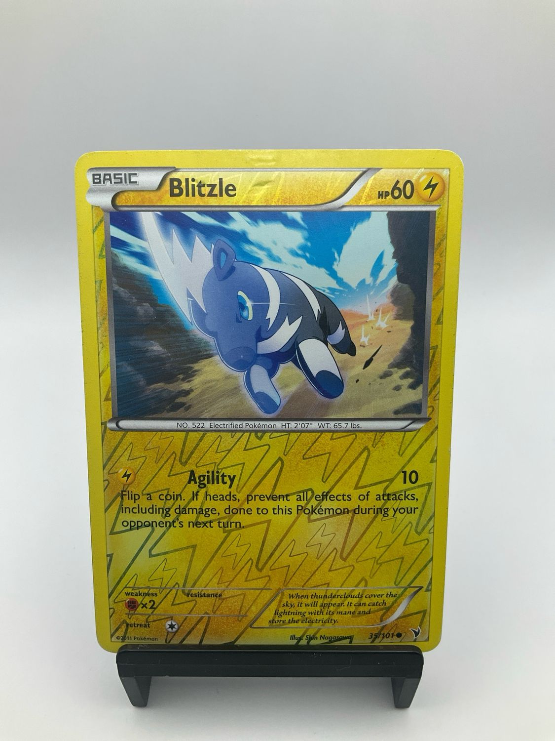 Noble Victories Pokemon Blitzle 35/101 Reverse Holo Uncommon