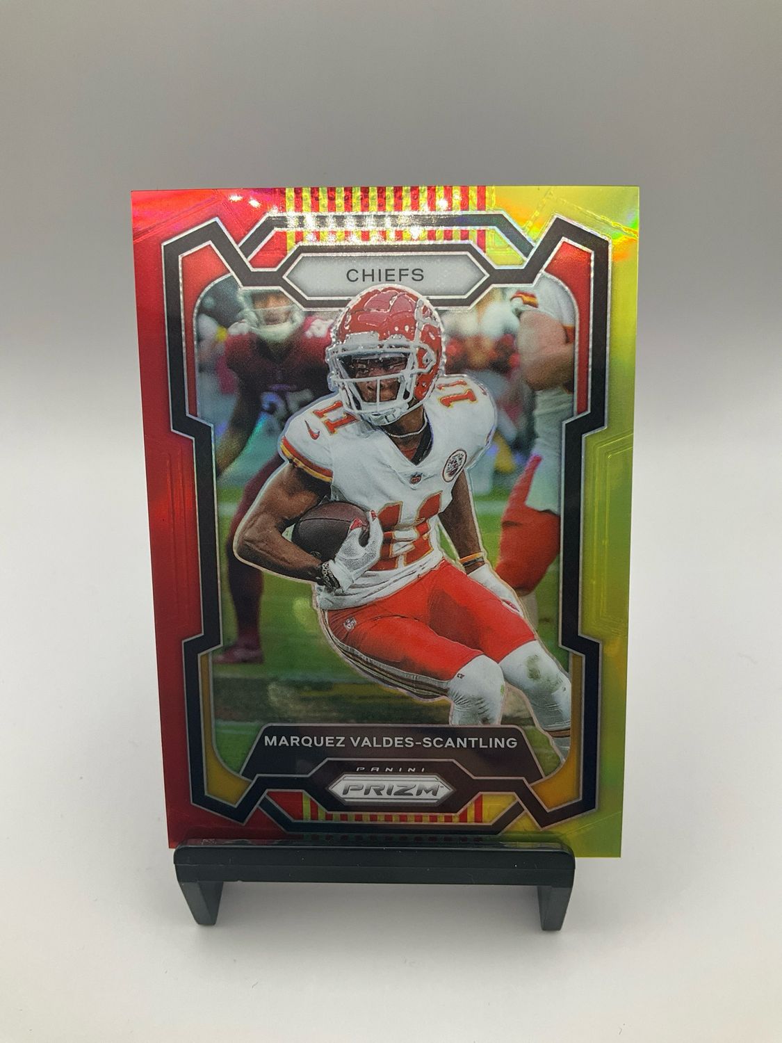 MARQUEZ VALDES-SCANTLING 2023 PANINI PRIZM RED YELLOW CHIEFS 15/44