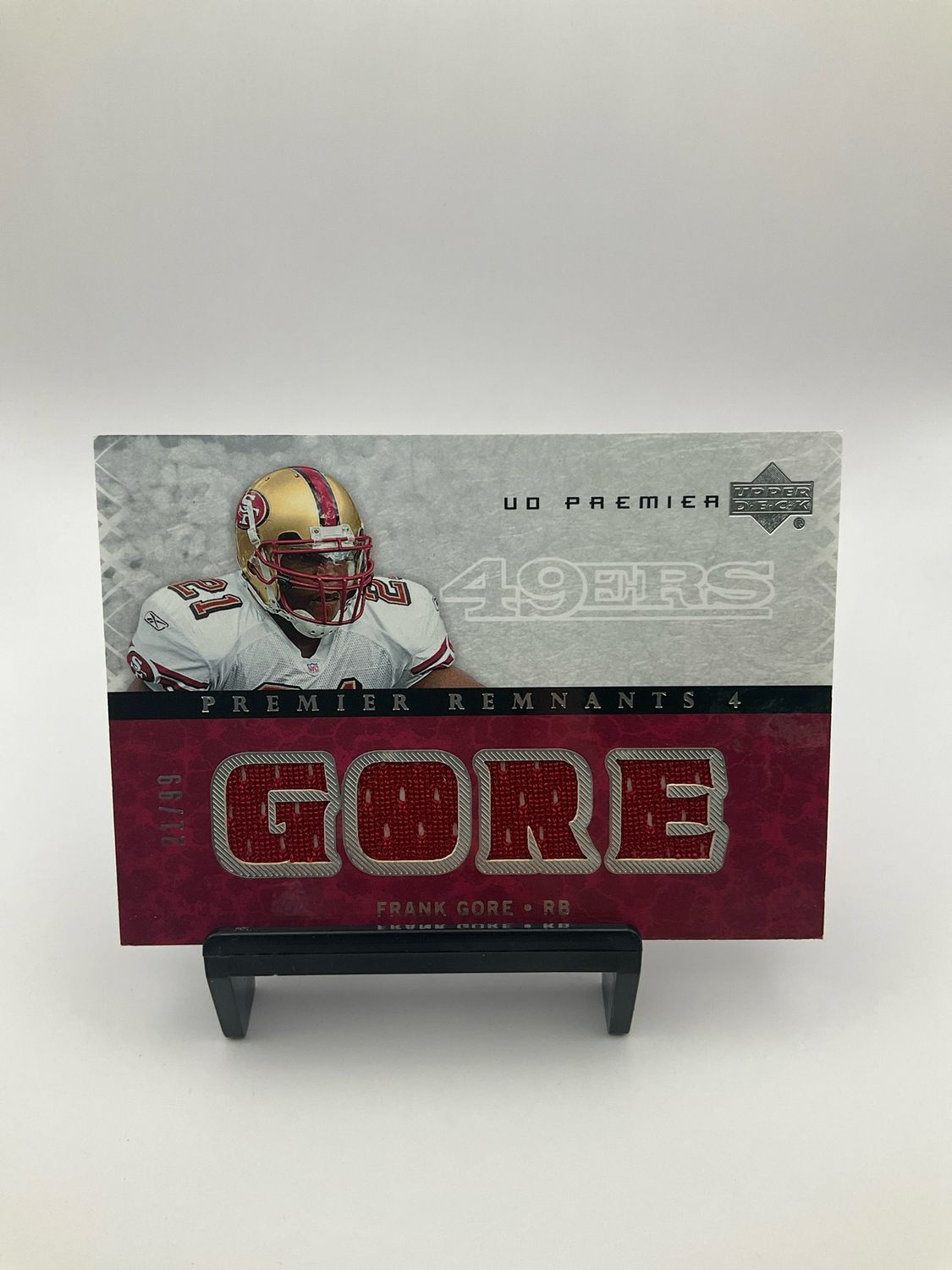 2007 Upper Deck Premier Framk Gore Patch /99