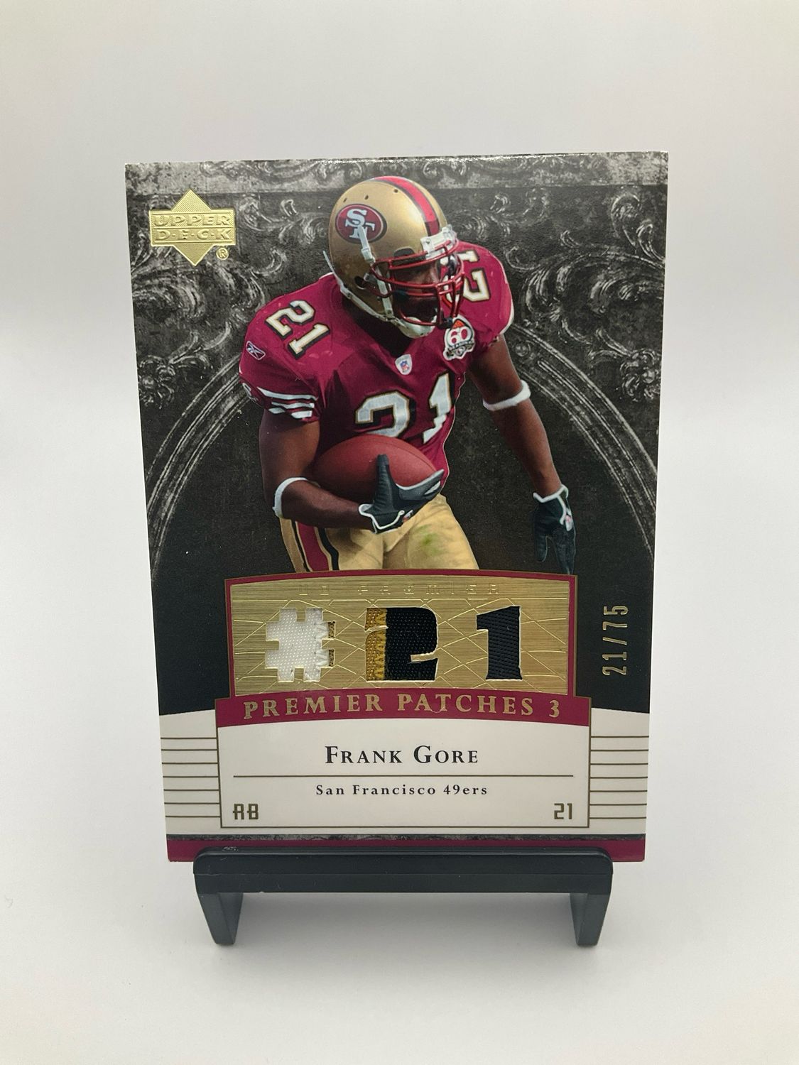 2007 Upper Deck Premier Frank Gore Premier Patches /75