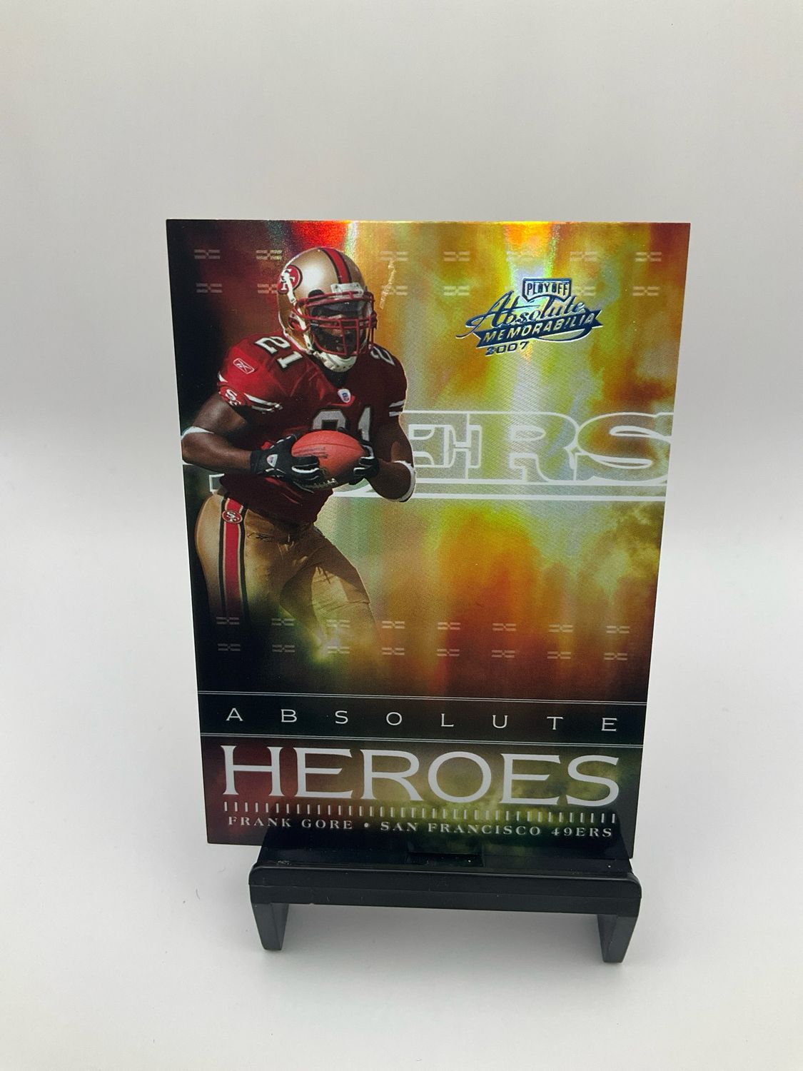 2007 Playoff Absolute Hero Frank Gore /25