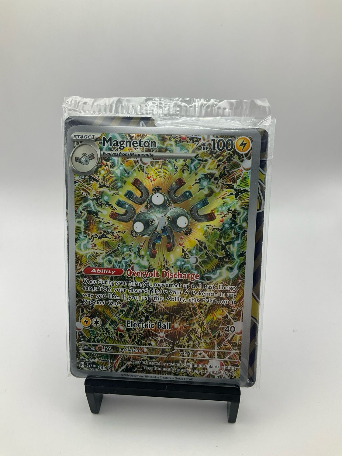 Magneton Black Star Promo 159 SVP Pokemon Surging Sparks Illustration Rare NM-M Sealed