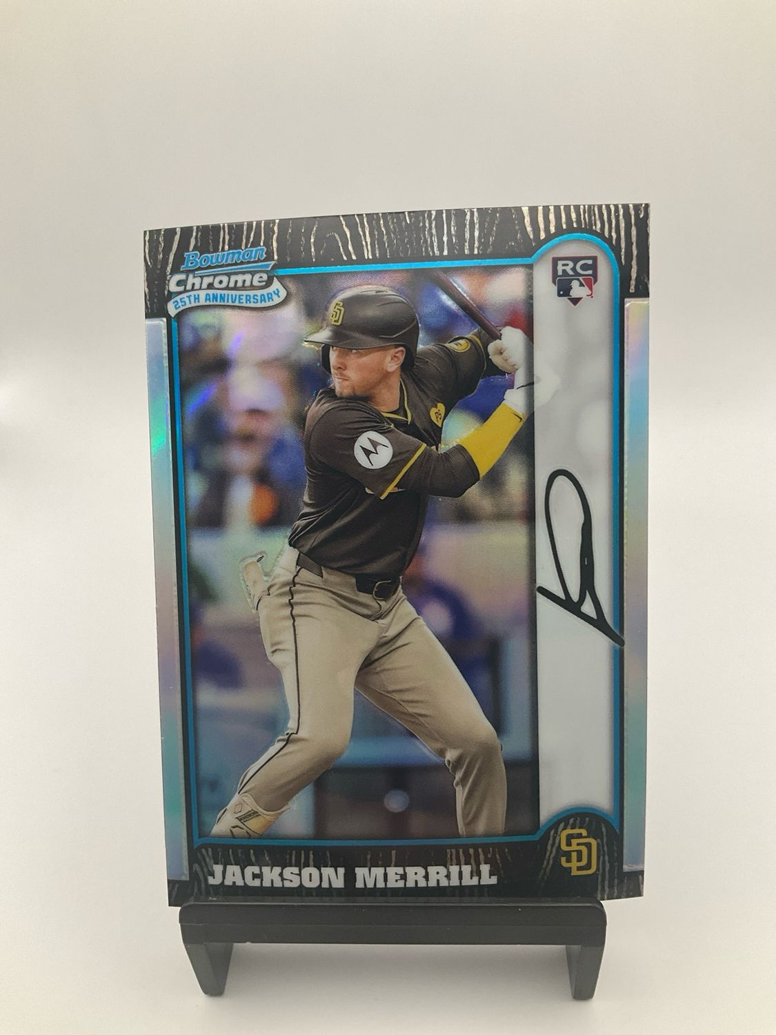 2024 Bowman Chrome Jackson Merrill 25th Anniversary RC San Diego Padres #BC25-19