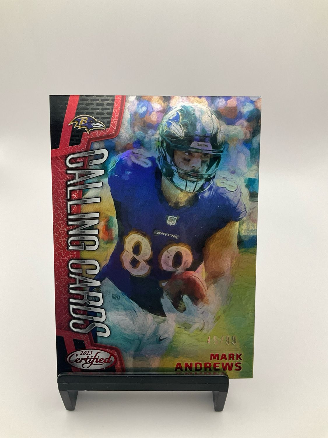2023 Panini Certified #CALL-17 Mark Andrews Calling Cards /99