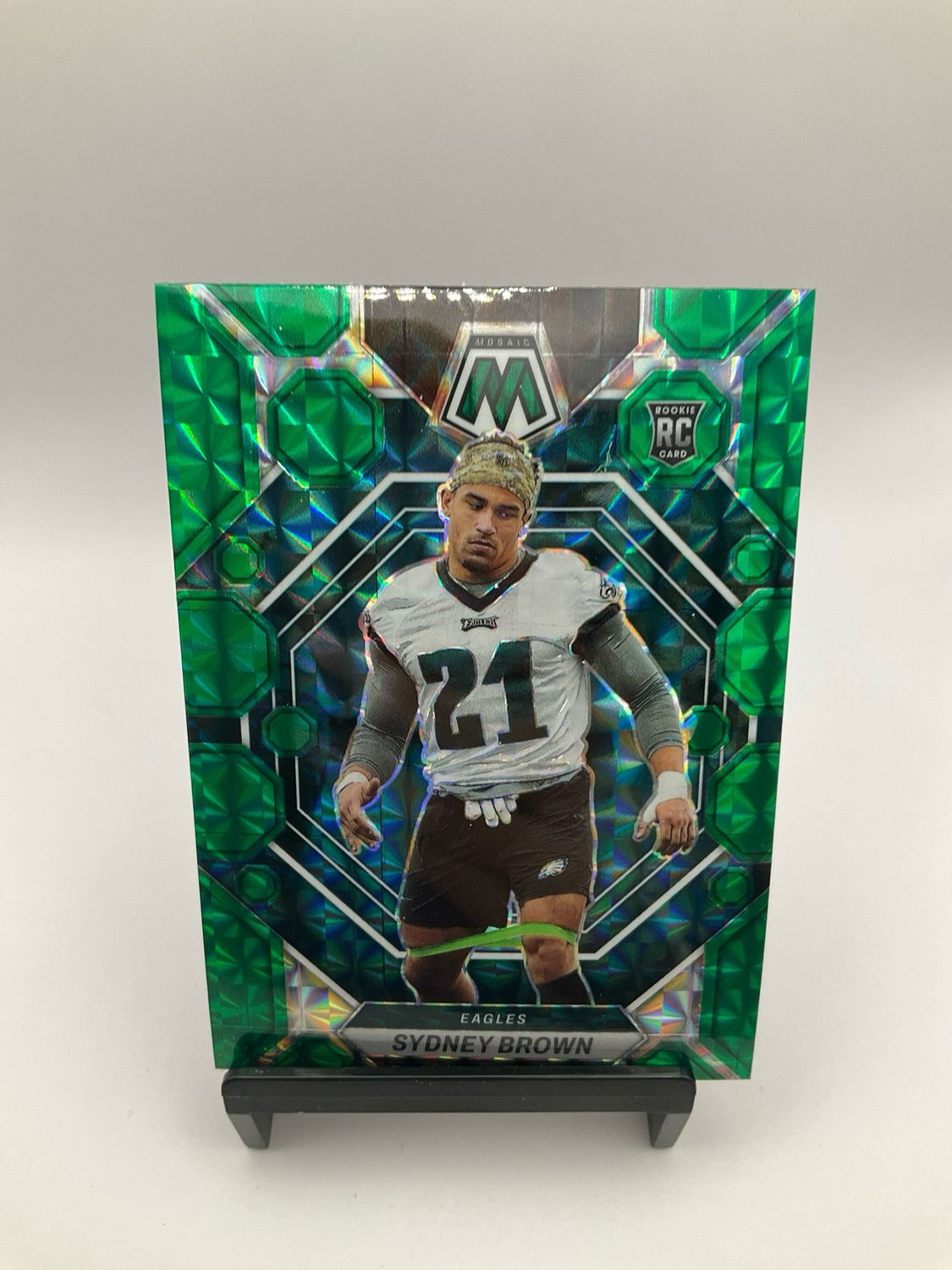 2023 MOSAIC SYDNEY BROWN ROOKIE GREEN PRIZM #363