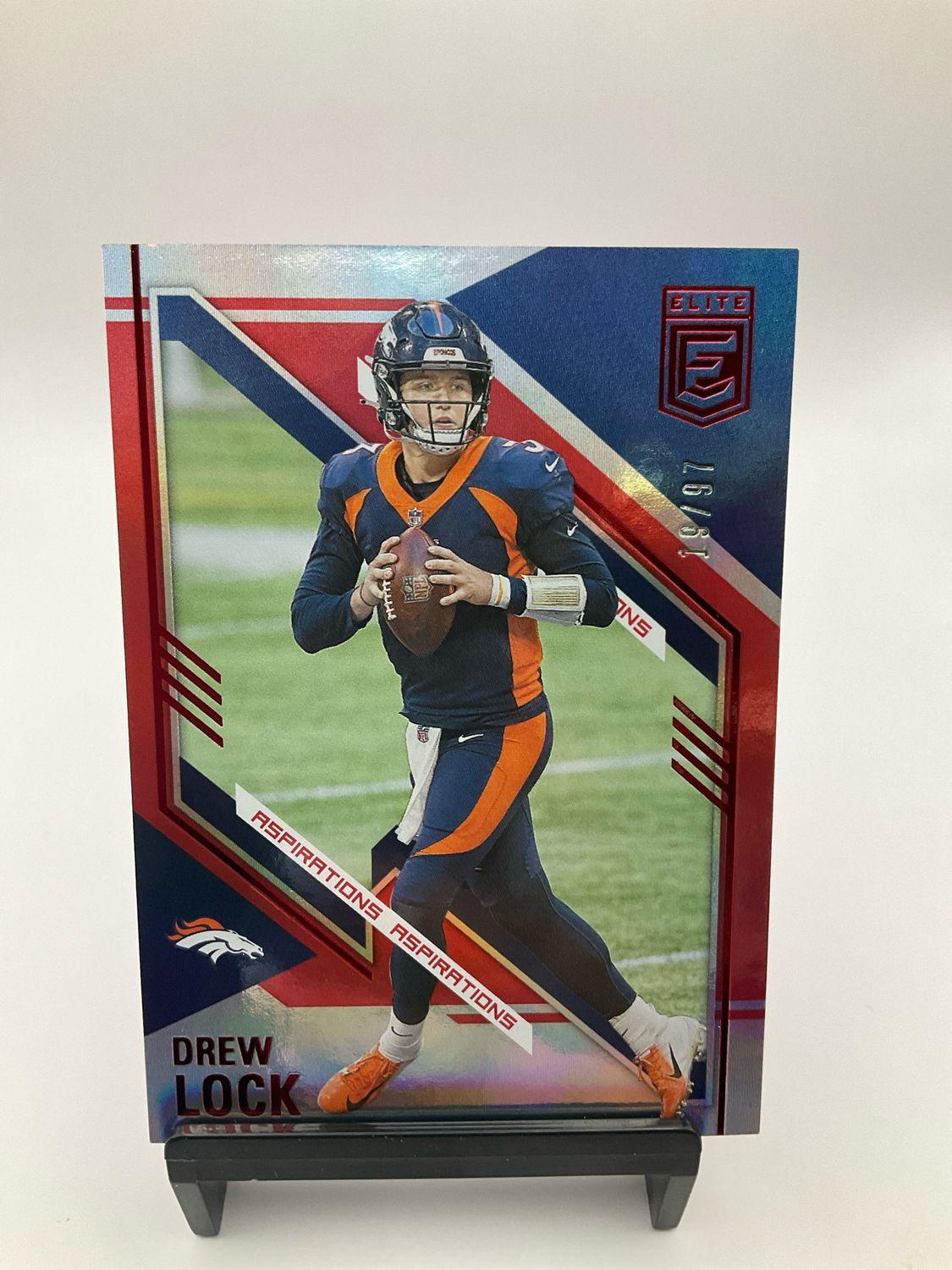 2021 DONRUSS ELITE DREW LOCK RED 19/97