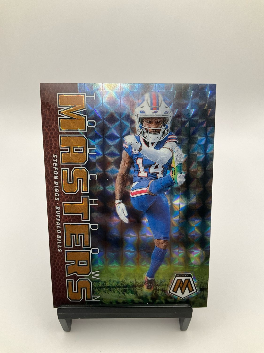2023 Panini Mosaic Stefon Diggs Touchdown Masters Mosaic Gold 20/25