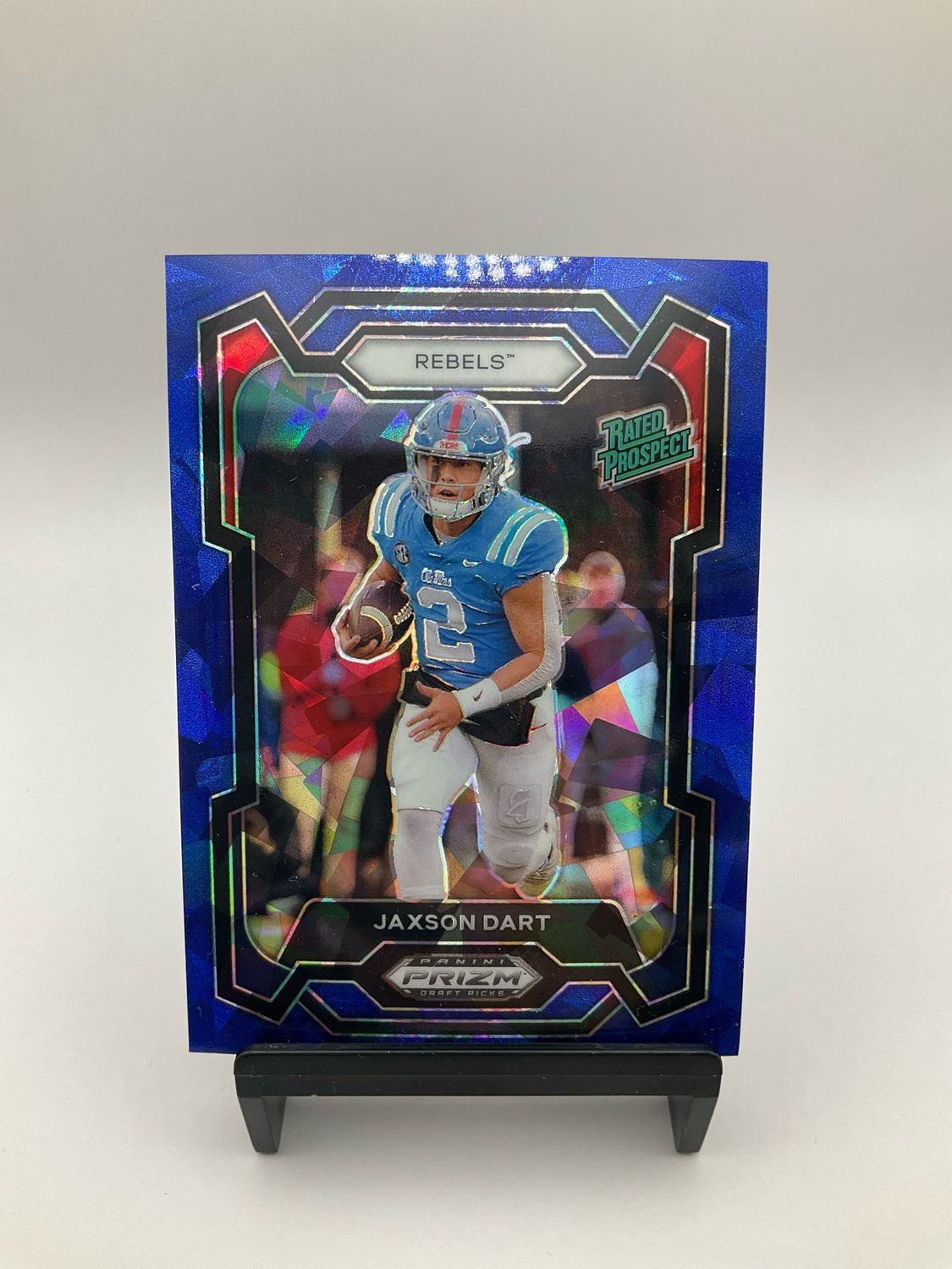 JAXSON DART 2024 PRIZM DRAFT PICKS BLUE ICE RC ROOKIE /99