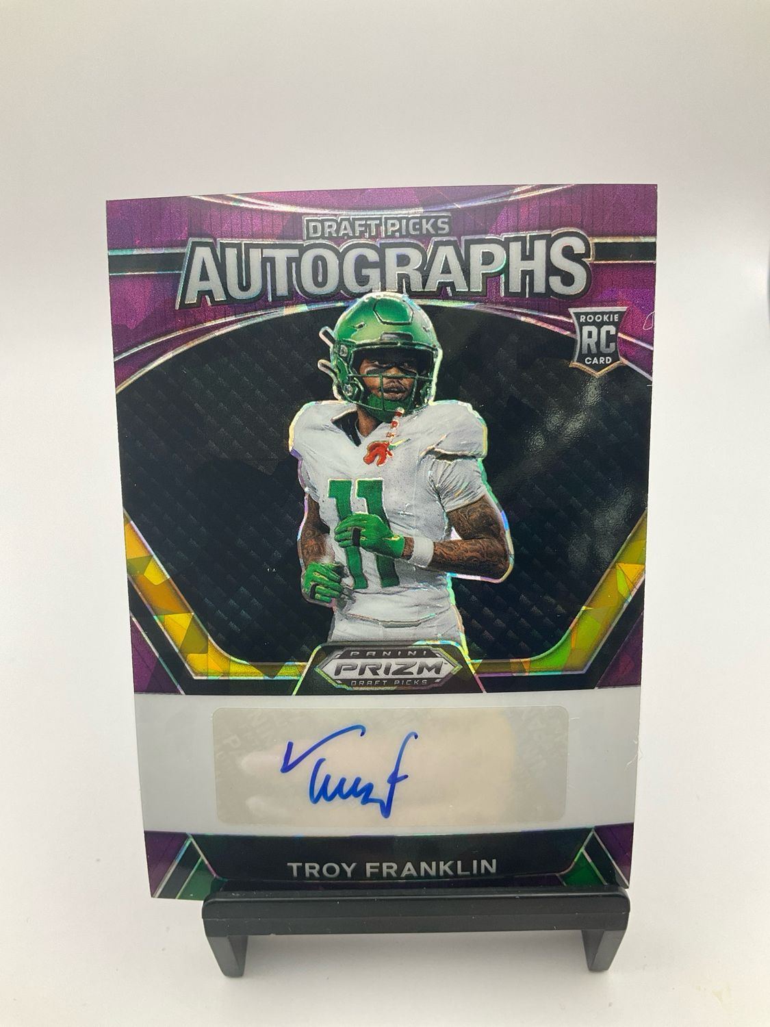 2024 PRIZM DRAFT PICKS TROY FRANKLIN AUTOGRAPHS 59/99
