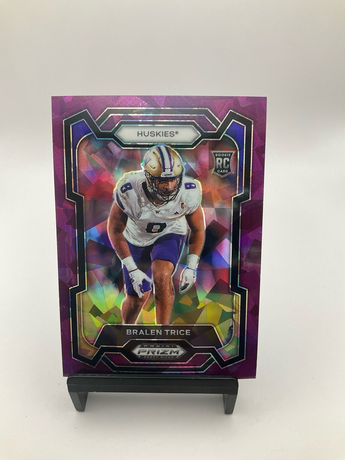 2024 PRIZM DRAFT PICKS BRALEN TRICE PURPLE CRACKED ICE 145/149