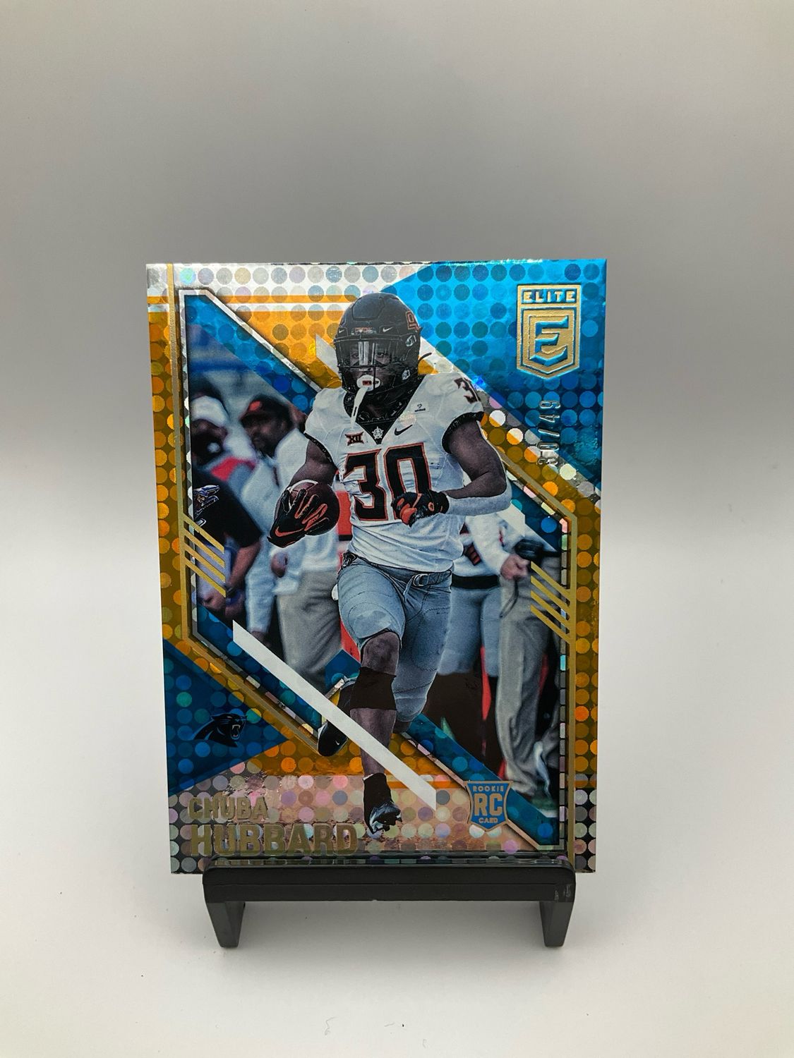 2021 DONRUSS ELITE CHUBA HUBBARD ORANGE AND BLUE 30/49