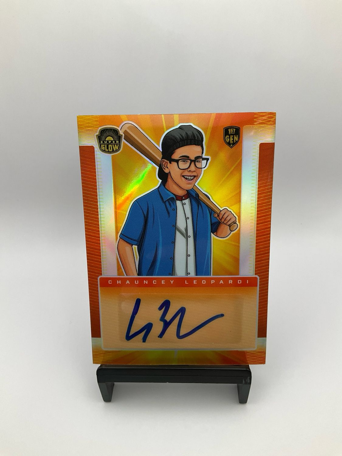2021 SUPER GLOW 1ST GEN CHAUNCEY LEOPARDI AUO 043/100