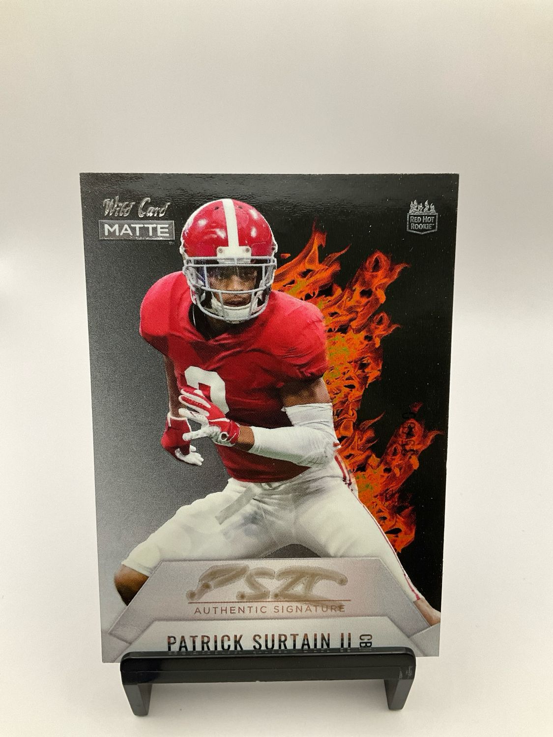 2021 WILD CARD MATTE RED HOT ROOKIE PATRICK SURTAIN