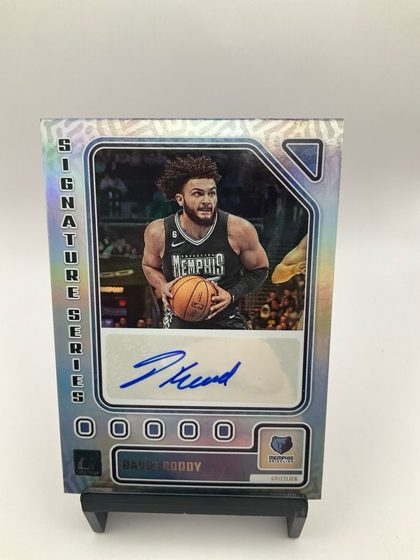 David Roddy 2023-24 Donruss Signature Series Auto #SS-DAV